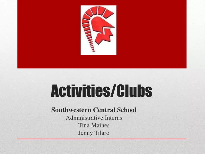 activities clubs