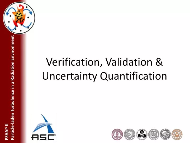 verification validation uncertainty quantification