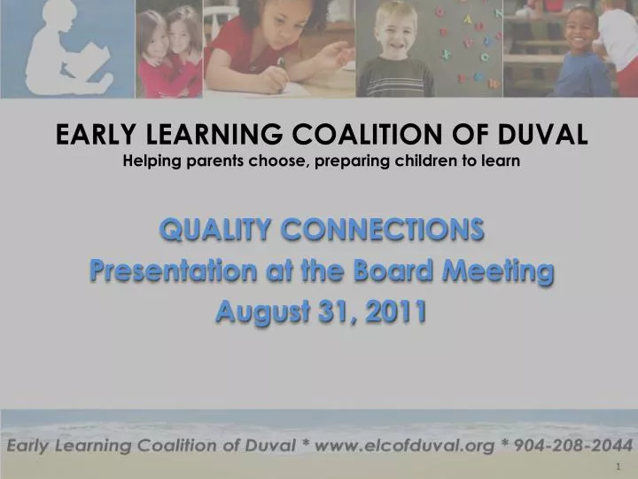 early learning coalition of duval helping parents choose preparing children to learn