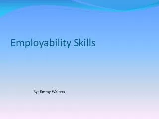 Employability Skills