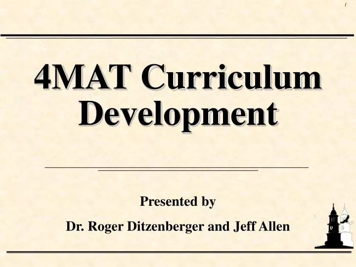 4mat curriculum development