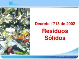 decreto 1713 de 2002 residuos s lidos