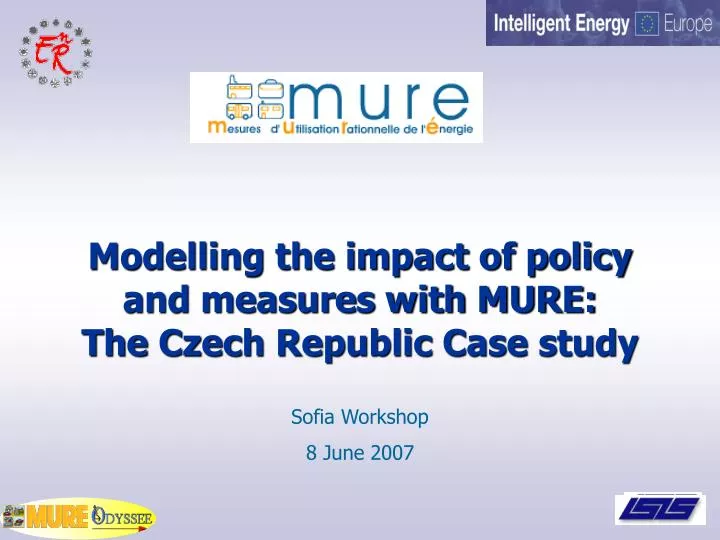 modelling the impact of policy and measures with mure the czech republic case study