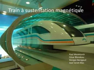 train sustentation magn tique