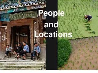 People and locations