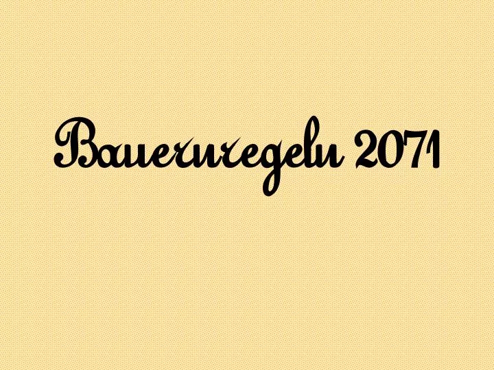 bauernregeln 2071