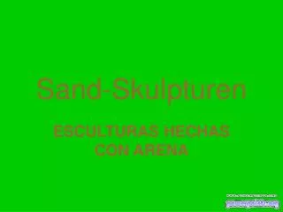 sand skulpturen