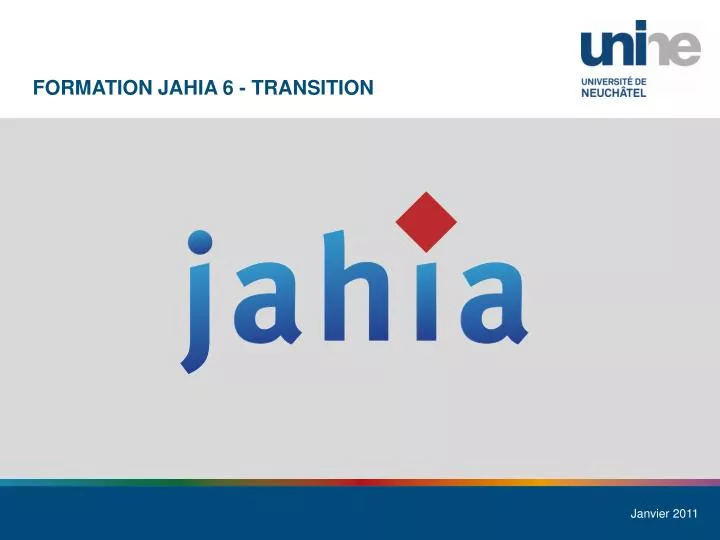 formation jahia 6 transition