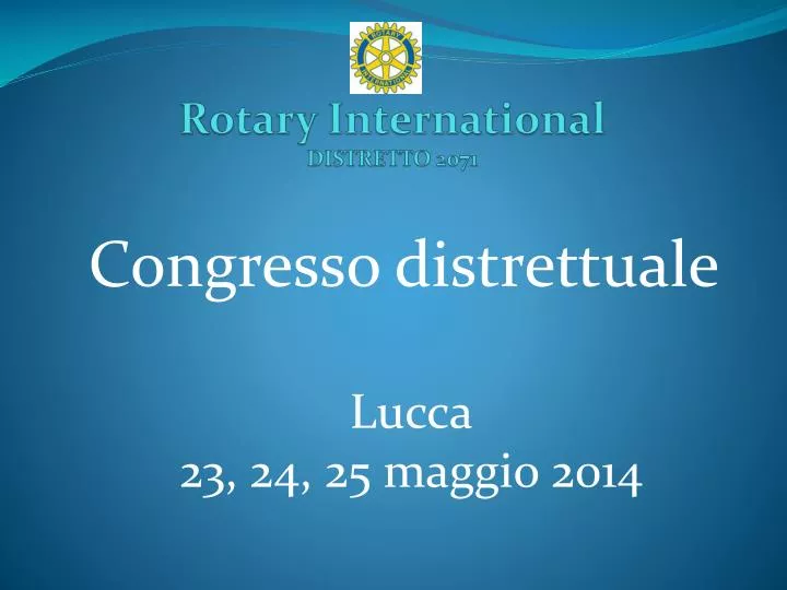 rotary international distretto 2071