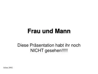 frau und mann