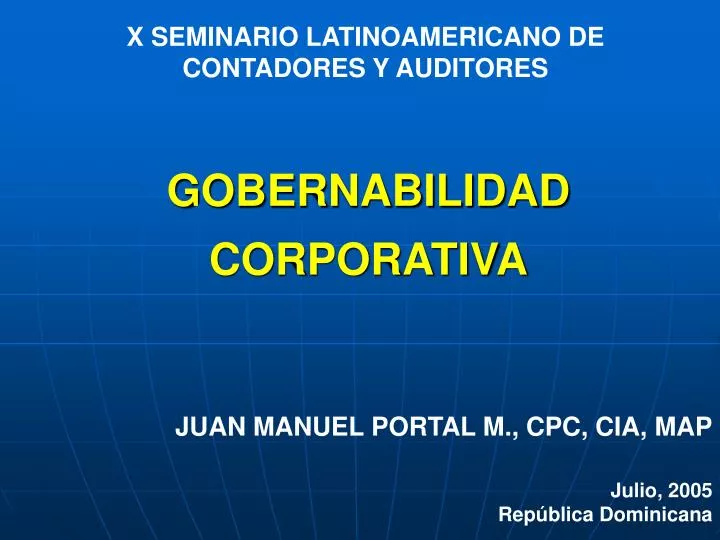 x seminario latinoamericano de contadores y auditores