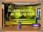 DEZ MANDAMENTOS - slide 1