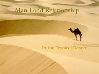 Man Land Relationship