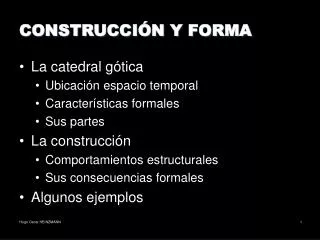 construcci n y forma
