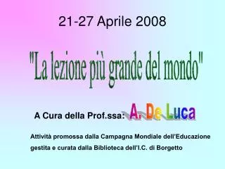 21 27 aprile 2008