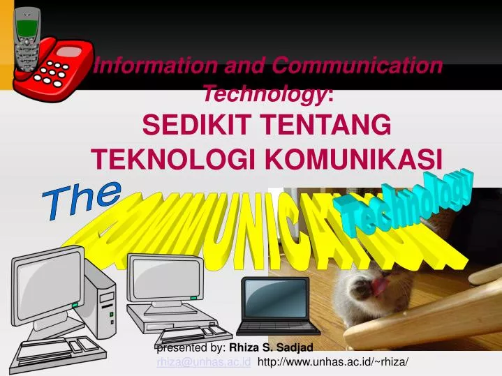 information and communication technology sedikit tentang teknologi komunikasi