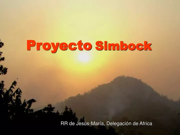 proyecto simbock