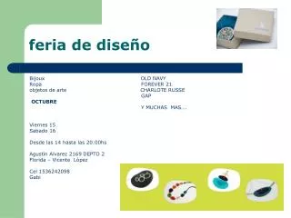 feria de dise o
