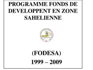 fodesa 1999 2009