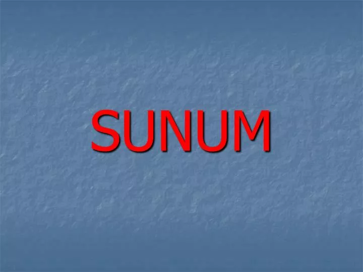 sunum