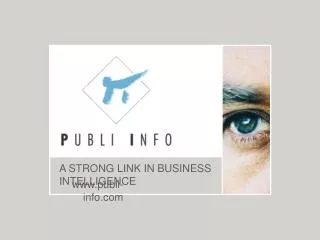 A STRONG LINK IN BUSINESS INTELLIGENCE