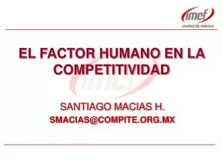 el factor humano en la competitividad