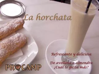 la horchata