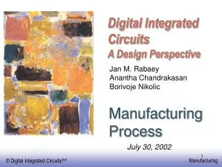 digital integrated circuits a design perspective