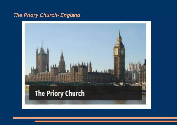 the priory church england