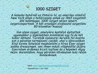 1000 sziget
