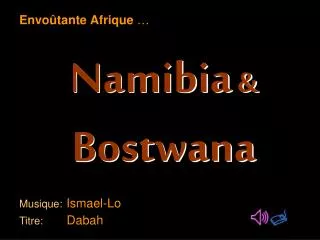 namibia bostwana