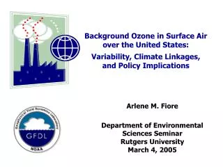 Background Ozone in Surface Air over the United States: Variability, Climate Linkages,