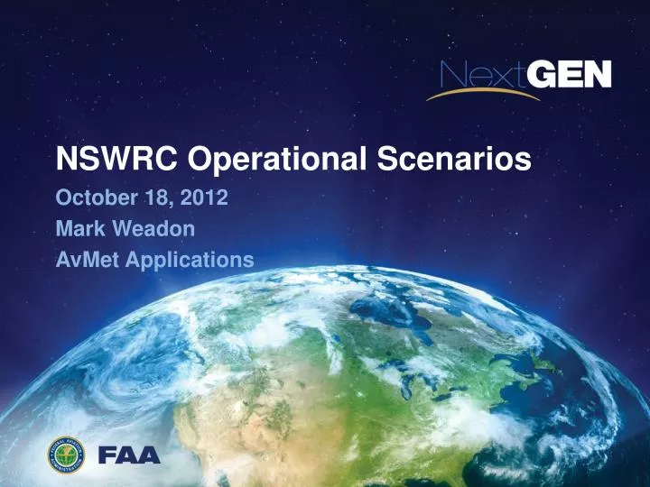 nswrc operational scenarios