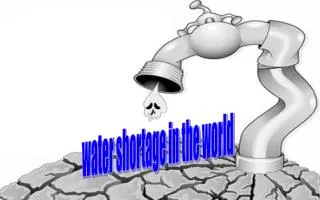 water shortage in the world