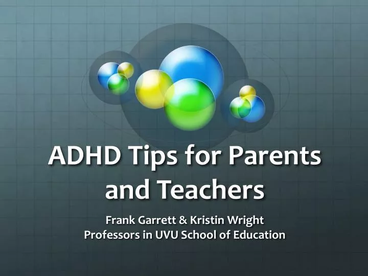 adhd tips for parents and teachers