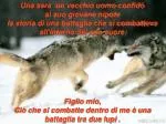 Una sera un vecchio uomo confidò al suo giovane nipote - slide 1