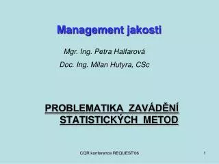 management jakosti