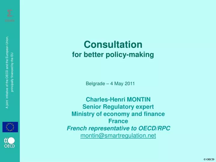 consultation for better policy making