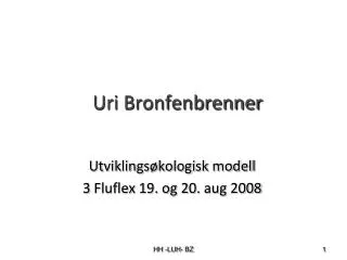 uri bronfenbrenner