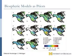 Biospheric Models as Priors