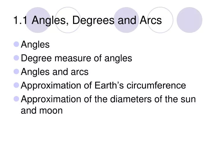 1 1 angles degrees and arcs