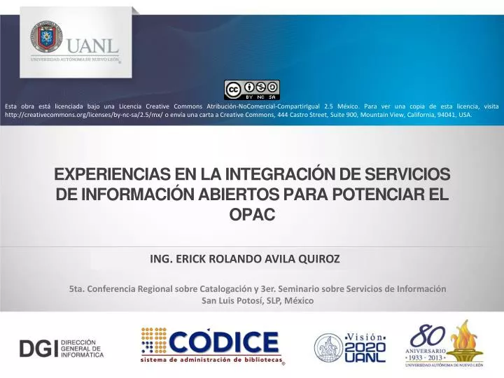 experiencias en la integraci n de servicios de informaci n abiertos para potenciar el opac