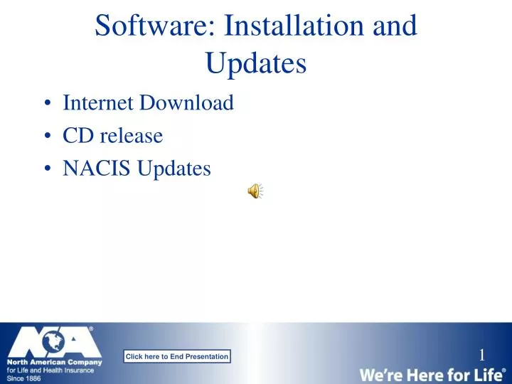 software installation and updates