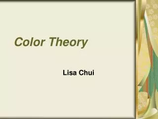 Color Theory