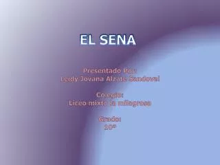 el sena