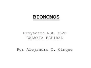 bionomos