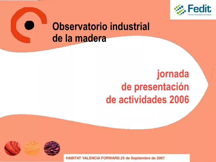 jornada de presentaci n de actividades 2006