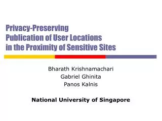 Privacy-Preserving Publication of User Locations in the Proximity of Sensitive Sites