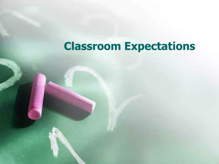 classroom expectations