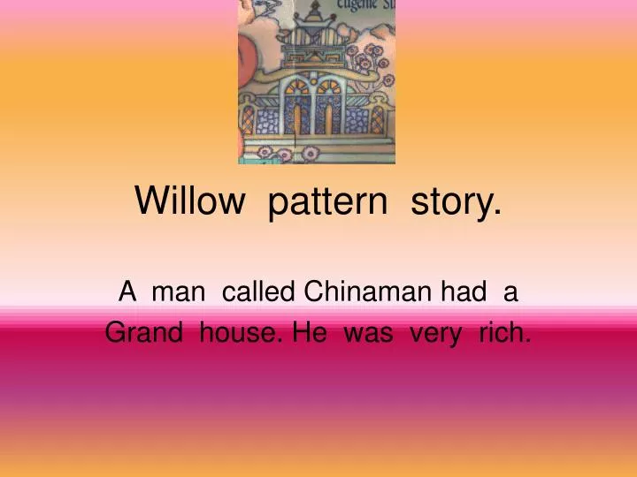 willow pattern story